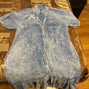 Free People Maya Shirt Dress